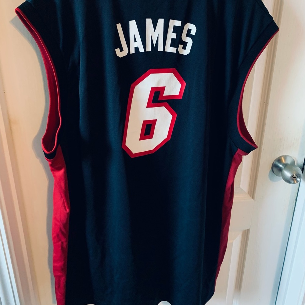 Adidas Lebron James Miami Heat Jersey